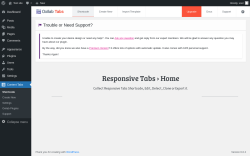 Page screenshot: Content Tabs