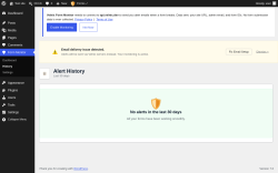 Page screenshot: Form Monitor &rarr; History
