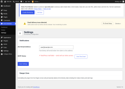 Page screenshot: Form Monitor &rarr; Settings