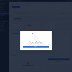 Page screenshot: Dashboard &lsaquo; Test site &mdash; WordPress