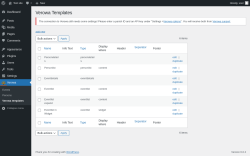 Page screenshot: Verowa &rarr; Verowa templates
