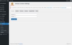 Page screenshot: Verowa &rarr; Settings