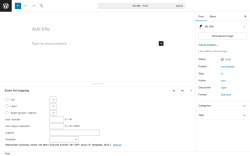 Page screenshot: Add Post &lsaquo; Test site &mdash; WordPress