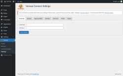 Page screenshot: Verowa &rarr; Settings