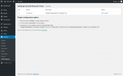 Page screenshot: Settings &rarr; VSRP Options