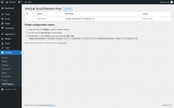 Page screenshot: Settings &rarr; VSRP Options