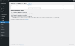 Page screenshot: Settings &rarr; VSRP Options