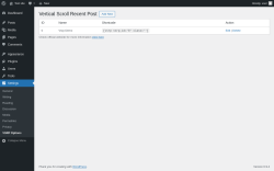 Page screenshot: Settings &rarr; VSRP Options