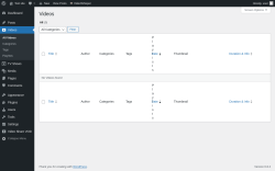 Page screenshot: Videos