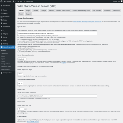 Page screenshot: Video Share VOD → Server