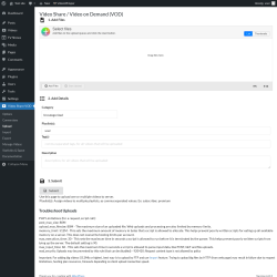 Page screenshot: Video Share VOD → Upload