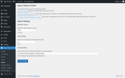 Page screenshot: Video Share VOD → Export