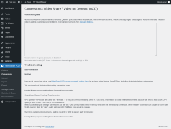 Page screenshot: Video Share VOD → Conversions