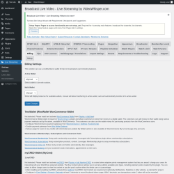 Page screenshot: Live Streaming &rarr; Billing