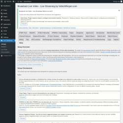 Page screenshot: Live Streaming