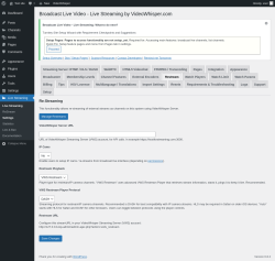 Page screenshot: Live Streaming → Restream