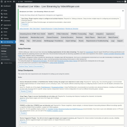 Page screenshot: Live Streaming