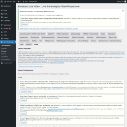 Page screenshot: Live Streaming