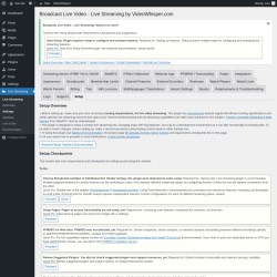Page screenshot: Live Streaming