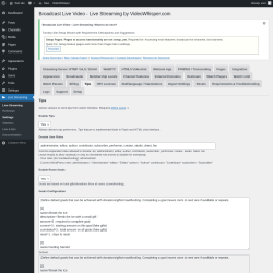 Page screenshot: Live Streaming &rarr; Tips