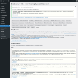 Page screenshot: Live Streaming