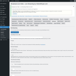 Page screenshot: Live Streaming &rarr; Restream