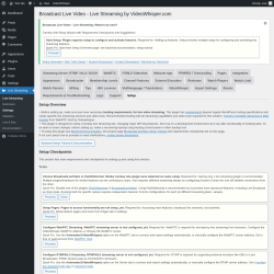 Page screenshot: Live Streaming