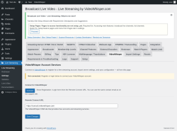 Page screenshot: Live Streaming &rarr; VideoWhisper