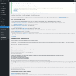 Page screenshot: Live Streaming &rarr; Documentation