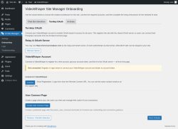 Page screenshot: AI Site Manager &rarr; Onboarding &rarr; Turnkey OAuth