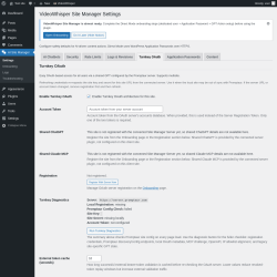 Page screenshot: AI Site Manager &rarr; Turnkey OAuth