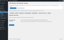 Page screenshot: AI Site Manager &rarr; Application Passwords