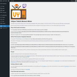 Page screenshot: VY Twitch
