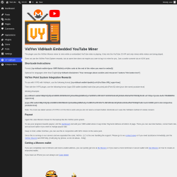 Page screenshot: VY VidHash