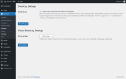 Page screenshot: Directory &rarr; Settings