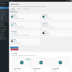 Page screenshot: Directory &rarr; Design