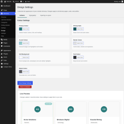 Page screenshot: Directory &rarr; Design