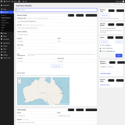 Page screenshot: Directory &rarr; Add New Member