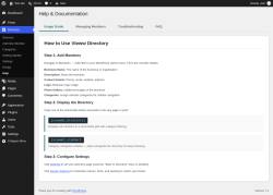 Page screenshot: Directory &rarr; Help