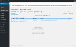 Page screenshot: Dashboard &rarr; Who&rsquo;s Been Online