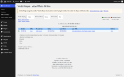 Page screenshot: Dashboard &rarr; Who&rsquo;s Online