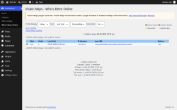 Page screenshot: Dashboard &rarr; Who&rsquo;s Been Online