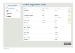 Page screenshot: VisitorLog install