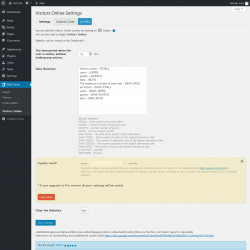 Page screenshot: BWS Panel → Visitors Online