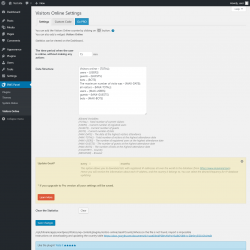 Page screenshot: BWS Panel → Visitors Online