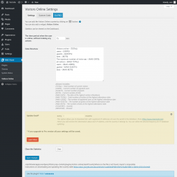 Page screenshot: BWS Panel → Visitors Online