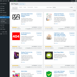 Page screenshot: Visitor Traffic → More Plugins