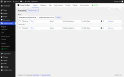 Page screenshot: Visual Portfolio