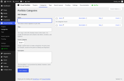 Page screenshot: Visual Portfolio &rarr; Categories