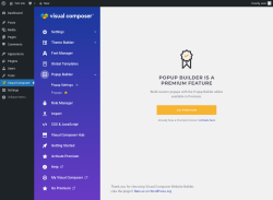 Page screenshot: Visual Composer → Popups